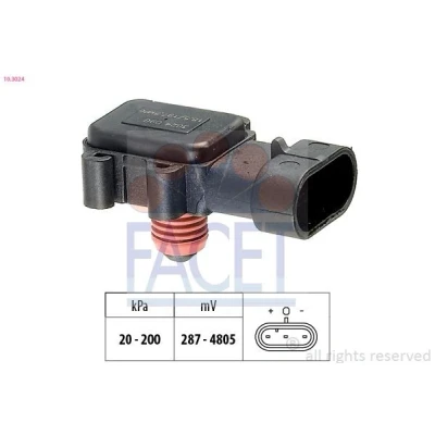 Imagem de FACET 10.3024 Sensor Made in Italy OE Equivalent OPEL: Corsa C Hatchback