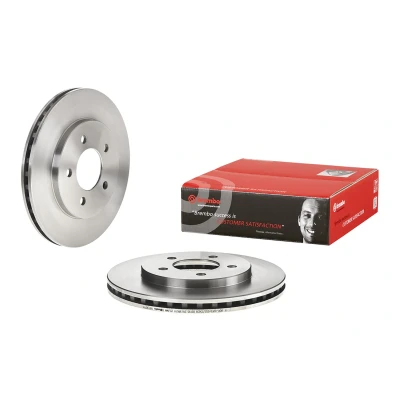 Imagem de BREMBO Disco de travão CHRYSLER: Voyager 4, / Grand 3 282mm 24mm 5 interior ventilado 09.7367.14 4721820,4721820AE,4815797,4721820AD