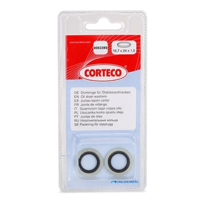 Imagem de CORTECO 006339S Bujão do Carter Borracha RENAULT: Scénic 1, SCENIC 2, Clio 4, NISSAN: X Trail, Note II Hatchback, Qashqai / Qashqai+2 I