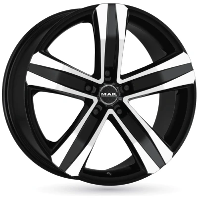 Imagem de Jante mak stone 5 t 7,5x18 5x127 et38 71.6 hyper preta