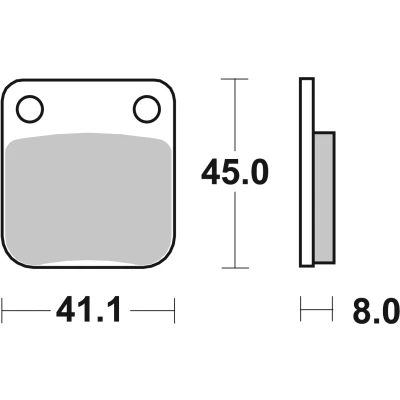 Imagem de TRW Organic Allround MCB510 Jogo de pastilhas para travão disco