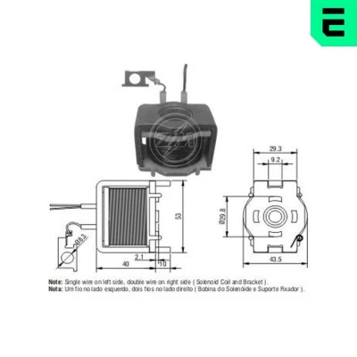 Imagem de ERA ZM421 Interruptor electromagnético, motor de arranque