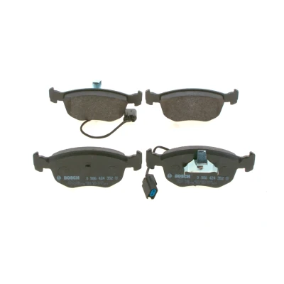 Imagem de BOSCH 0 986 424 352 Jogo de pastilhas para travão disco Baixo teor metálico com sensor desgaste integrado grampo do êmbolo FORD: MONDEO 1