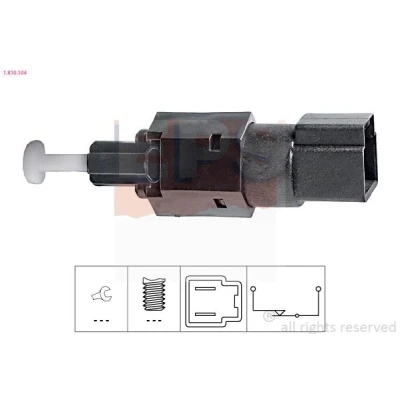 Imagem de EPS 1.810.104 Interruptor de luz stop mecânico Made in Italy OE Equivalent NISSAN: Primera Sedan