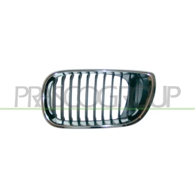 Imagem de PRASCO Premium BM0202004 Grelha de Radiador à frente, lado esquerdo cromado preto crómio BMW: 3 Sedan, Touring