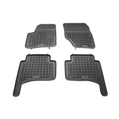 Imagem de REZAW PLAST 200105 Conjunto de tapete chão Borracha à frente e atrás 4 preto medida VOLKSWAGEN: Touareg I