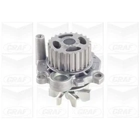 Imagem de GRAF PA947 Bomba de água 23 com retentor mecânico Chapa aço 57,264 para accionamento da correia dentada VOLKSWAGEN: Golf 5, 4