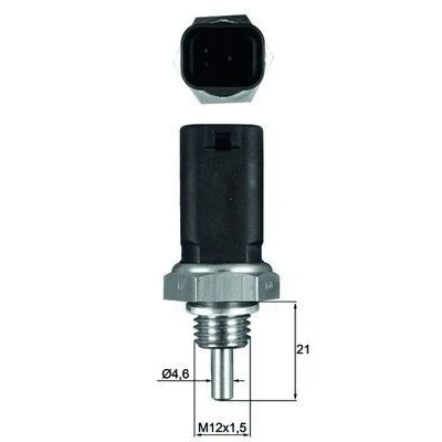 Imagem de MAHLE ORIGINAL TSE 11 Sensor da Temperatura do Líquido de Refrigeração com junta RENAULT: TWINGO 1, CLIO 2, SCENIC DACIA: Sandero I