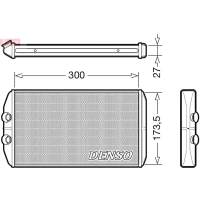 Imagem de DENSO DRR12008 Radiador Quente