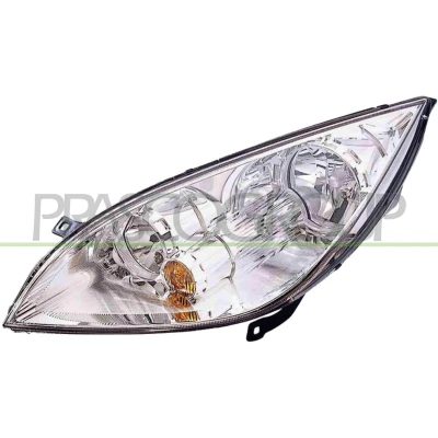 Imagem de PRASCO MB3244904 Farol Principal esquerda H7/H7 amarelo com luz intermitente para circulação pela direita motor de regulação do alcance dos faróis