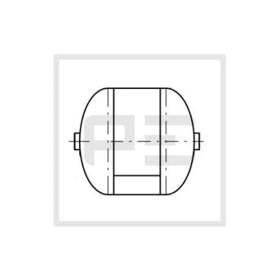 Imagem de PETERS ENNEPETAL 146.503 80A Depósito de ar, sistema ar comprimido