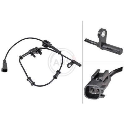 Imagem de A.B.S. 31819 Sensor de ABS activo 730mm 810mm 31mm preto LANCIA: Thema Sedan