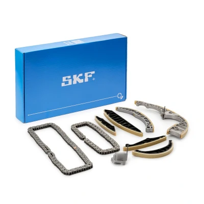 Imagem de SKF VKML 81009 Jogo de correntes distribuição Sem carreto da cambota simples, Corrente fechada AUDI: Q7, A6 C7 Sedan
