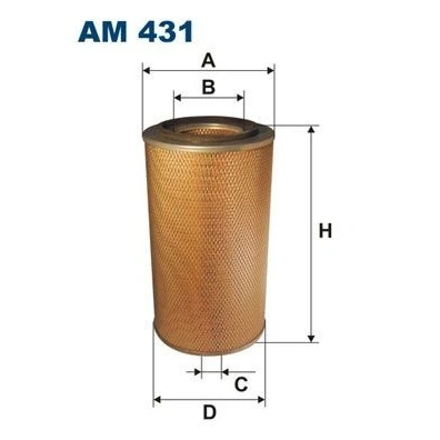 Imagem de FILTRON AM 431 Filtro de ar 414 233 Cartucho filtrante