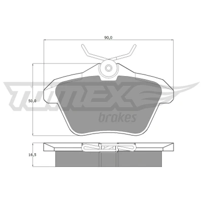 Imagem de TOMEX brakes TX 12 68 Jogo de pastilhas para travão disco Eixo traseiro ALFA ROMEO: 156 Sportwagon, Sedan, 166