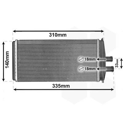 Imagem de VAN WEZEL 76006016 Radiador Quente