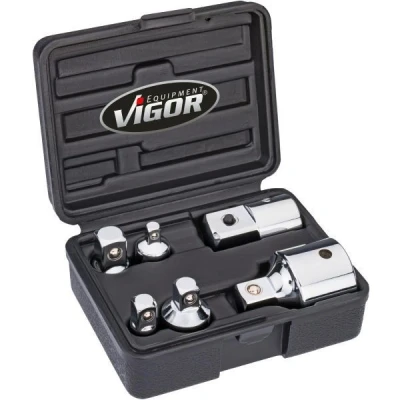 Imagem de VIGOR V1293 Adaptador de ampliação, roquete 6,3 (1/4&quot;), 10 (3/8&quot;), 12,5 (1/2&quot;), 20 (3/4&quot;) 6 1
