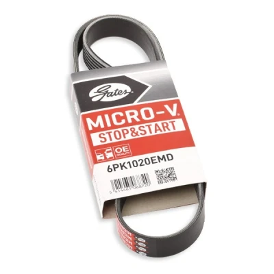 Imagem de GATES 6PK1745 Correia trapezoidal estriada 1745 6 Poliéster, EPDM (borracha de etileno propileno dieno) FleetRunner Micro V FORD: MONDEO 4 Turnier