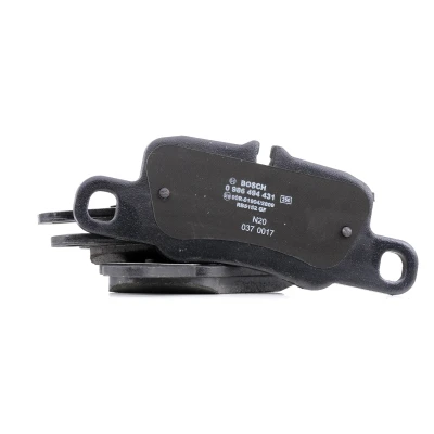 Imagem de BOSCH 0 986 494 431 Jogo de pastilhas para travão disco Baixo teor metálico com chapa anti ruído PORSCHE: Panamera, 911 Cabrio