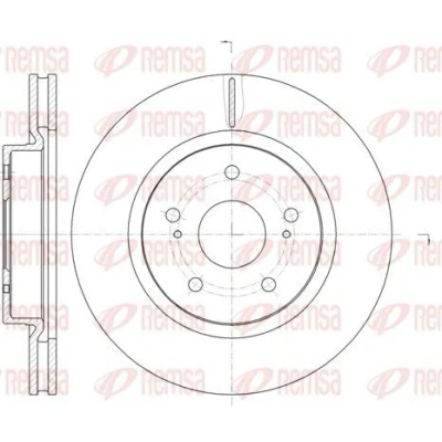 Imagem de REMSA 61212.10 Disco de travão Eixo dianteiro 294,5, 294,5 25 5 ventilado SUZUKI: Grand Vitara 2 SUV