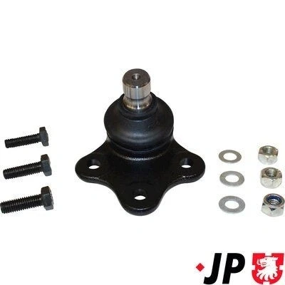 Imagem de JP GROUP 1540302100 Rótula de suspensão Eixo dianteiro, lado esquerdo, direito, em baixo com acessórios FORD: FIESTA 5