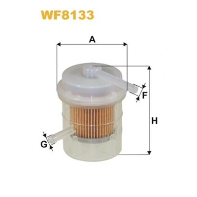 Imagem de Filtro combustível wix wf8133