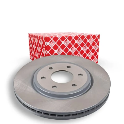Imagem de FEBI BILSTEIN 108466 Disco de travão Eixo dianteiro 295 28 6 114,3 interior ventilado revestido NISSAN: NP300 Navara Pick up