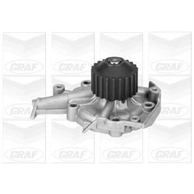 Imagem de GRAF PA738 Bomba de água 22 com junta mecânico Chapa aço 54,66 para accionamento da correia dentada CHEVROLET: Aveo / Kalos Hatchback