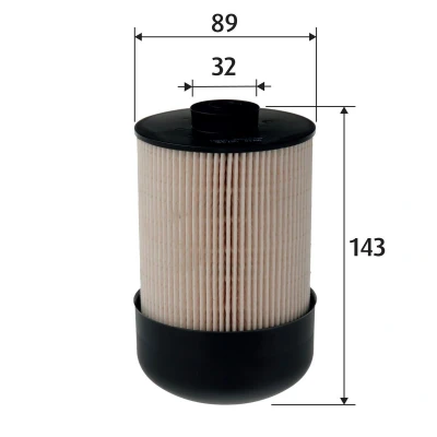 Imagem de VALEO 587946 Filtro de Combustível Cartucho filtrante FIAT: Talento Van