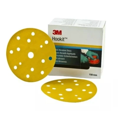 Imagem de 3M Hookit 255P+ 50451 Jogo de discos abrasivos, lixadeira excêntrica 150 P320