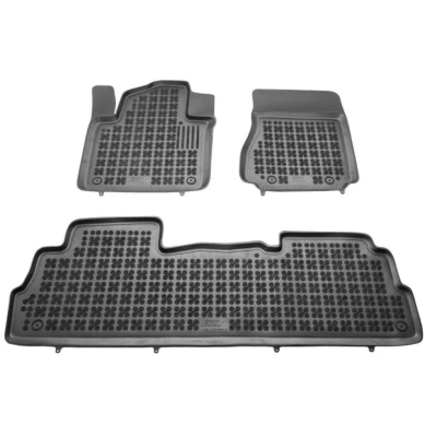 Imagem de REZAW PLAST 201814 Conjunto de tapete chão Borracha à frente e atrás preto NISSAN: NV200 / Evalia Minibus
