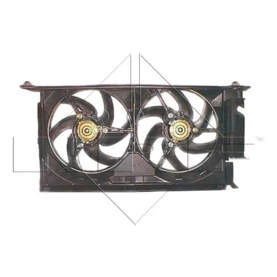 Imagem de NRF 47334 ventilador de radiador 335 12 120/120 com estrutura do (caixilho) PEUGEOT: 406 Carrinha, 306 Hatchback, Sedan