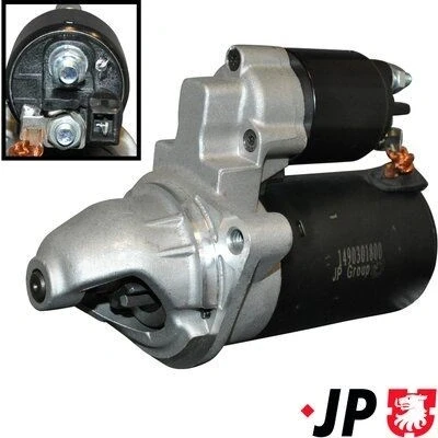 Imagem de JP GROUP 1490301800 Motor de arranque 12 1,2 9 BMW: 5 Touring, Sedan, 3 Sedan