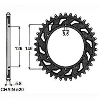 Imagem de SUNSTAR 1 3577 49 Carreto de corrente
