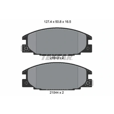 Imagem de TEXTAR 2154302 Jogo de pastilhas para travão disco com avisador sonoro desgaste OPEL: Frontera A SUV, Campo, Sport SUV Cabrio