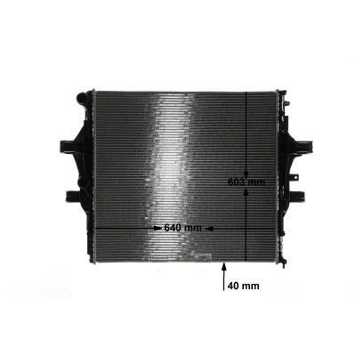 Imagem de MAHLE ORIGINAL CR 2088 000S Radiador, arrefecimento do motor 640mm 603mm 40mm Aletas de refrigeração soldadas IVECO: DAILY 6 Pritsche/Fahrgestell