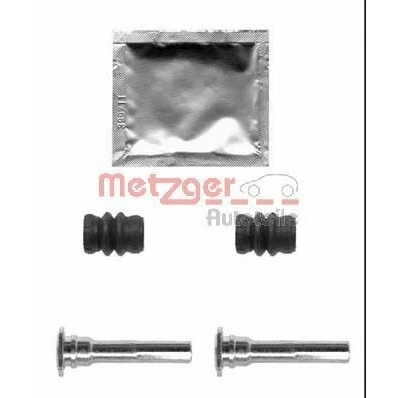 Imagem de METZGER 113 1324X Jogo de casquilhos guia, pinça travão com pino guia adicional NISSAN: MICRA 2, Primera Sedan, Almera II Hatchback