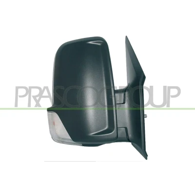 Imagem de espelho retrovisor Prasco ME9197383 à direita preto elétrico aquecível, com grande angular, Braço do curto, convexo