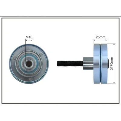 Imagem de CAFFARO 359 55 Polia de Desvio VOLKSWAGEN: Scirocco III, Golf 5, 5