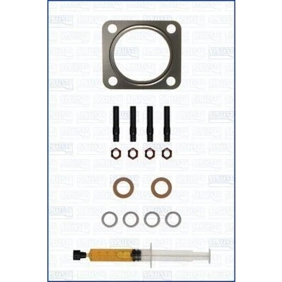 Imagem de AJUSA JTC11899 Kit de montagem, turbocompressor with studs, syringe oil com juntas instruções montagem