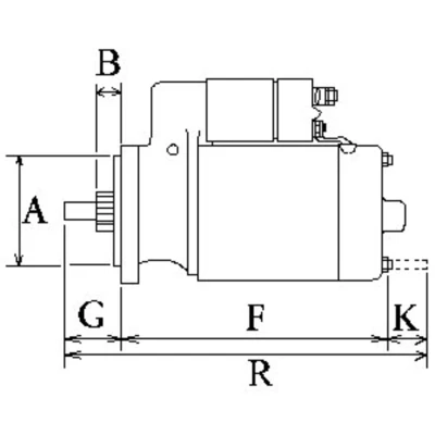 Imagem de HC Cargo 116560 Motor de arranque 24 7,5 11
