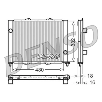 Imagem de DENSO DRM23099 Kit radiador sem secador 1445 RENAULT: CLIO 2