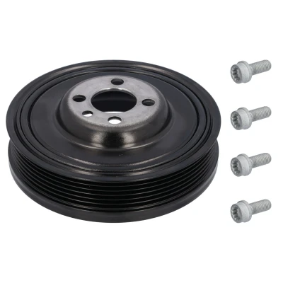 Imagem de FEBI BILSTEIN 193722 Polia da Cambota 6PK 143 com parafusos AUDI: A3 Sportback, A6 C7 Avant, Q5, SEAT: Ibiza 4, 3, VOLKSWAGEN: Passat B6 Variant