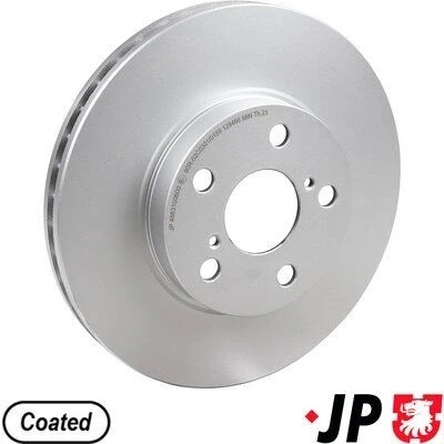 Imagem de JP GROUP 4863100600 Disco de travão Eixo dianteiro 260 25 5 ventilado revestido TOYOTA: Avensis I Sedan, Carrinha, Liftback