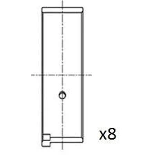 Imagem de FAI AutoParts BB2008 025 Capas de Biela MAZDA: 6 Hatchback, 5