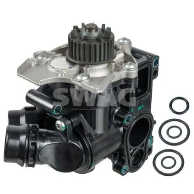 Imagem de SWAG 33 10 2379 Bomba de água com retentor Metal VOLKSWAGEN: Scirocco III, GOLF 5, 6, AUDI: A6 C7 Avant, A3 Hatchback, Sportback