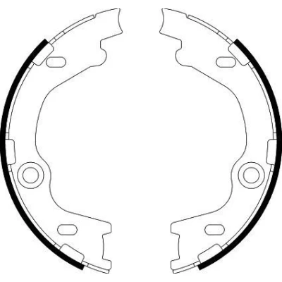 Imagem de HELLA 8DA 355 050 811 Maxilas de travão mão sem alavanca do KIA: Pro cee‘d I Hatchback