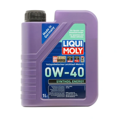 Imagem de Liqui Moly 0W 40 1l Óleo do motor 9514 VOLKSWAGEN: Golf 5, Polo IV Hatchback, 7, AUDI: A3 A4 B6 Sedan, Avant, BMW: 3 Sedan