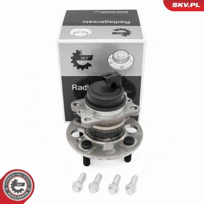 Imagem de ESEN SKV Kit de rolamento roda Eixo traseiro esquerdo, direito com sensor do ABS integrado 132mm HYUNDAI: i10 II Hatchback 29SKV694