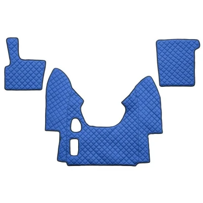 Imagem de F CORE FL16 BLUE Conjunto de tapete chão Couro artificial à frente 3 Azul